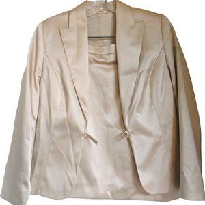 Vera Mont Gold Blazer Jacket & Pencil Skirt